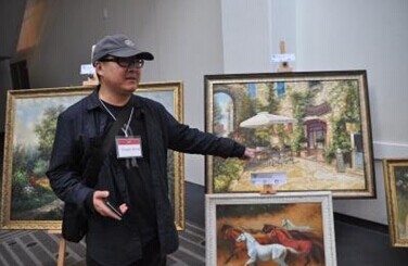 美华人移民创业新商机临摹画作网上销售火爆